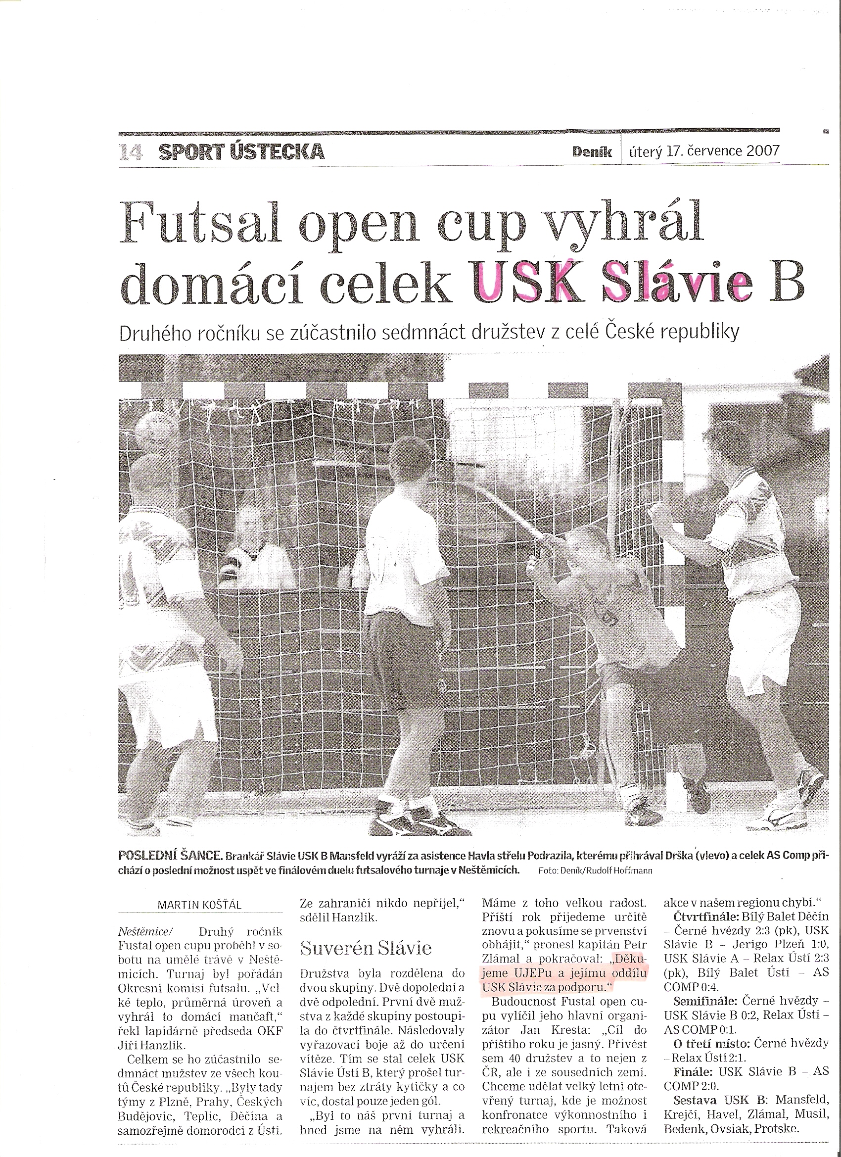 USK Slavie vyhral FUTSAL OPEN CUP.jpg